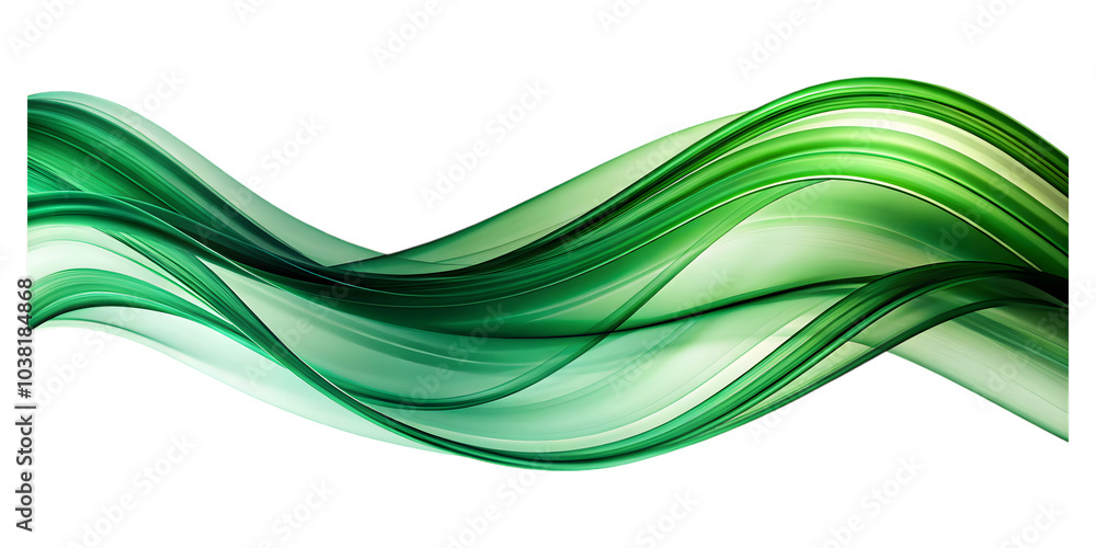 abstract green wave curve lines designs on white background abstract green wave curve lines designs on white background