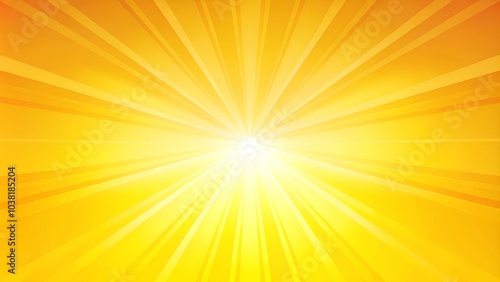 Wallpaper Mural Bright yellow sunburst rays with a glowing gradient effect. Torontodigital.ca