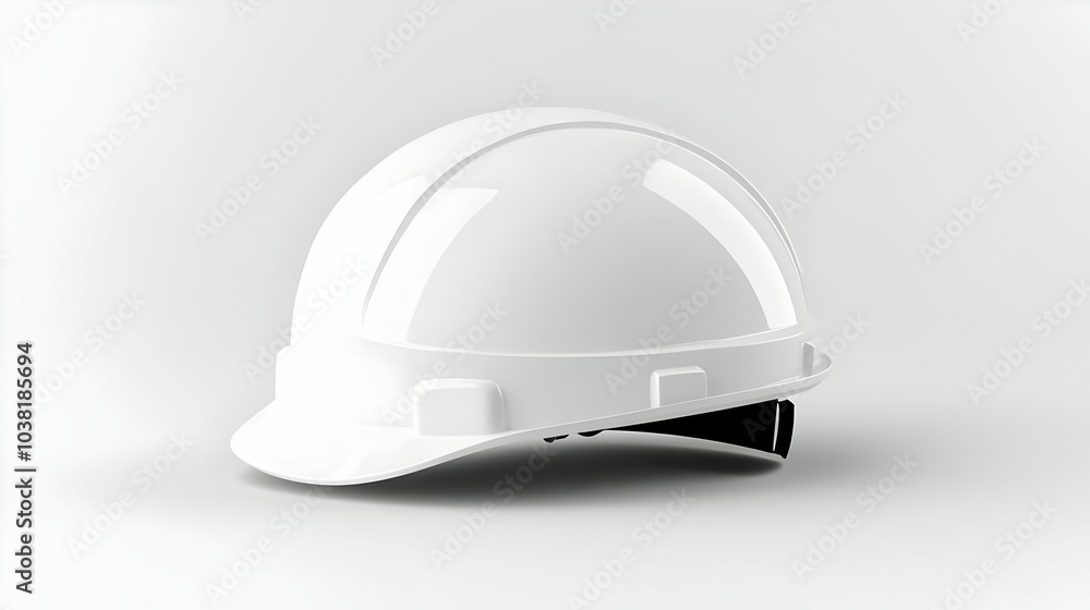 White Hard Hat. White Hard Hat.