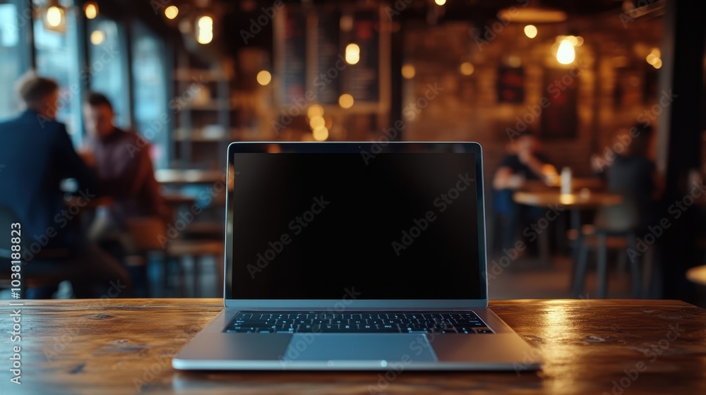 The Laptop in Cozy Caf? The Laptop in Cozy Caf?