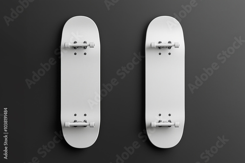 skateboard mockup design photo