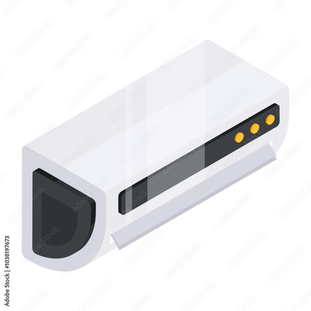 Fototapeta premium Perfect design icon of air conditioner