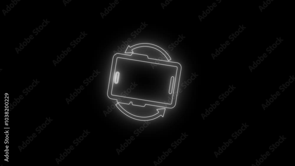 Please Rotate Your Phone to Landscape 90 Rotation for Better Experience. smart phone icon with rotate arrow direction. Dark background. Please Rotate Your Phone to Landscape 90 Rotation for Better Experience. smart phone icon with rotate arrow direction. Dark background.