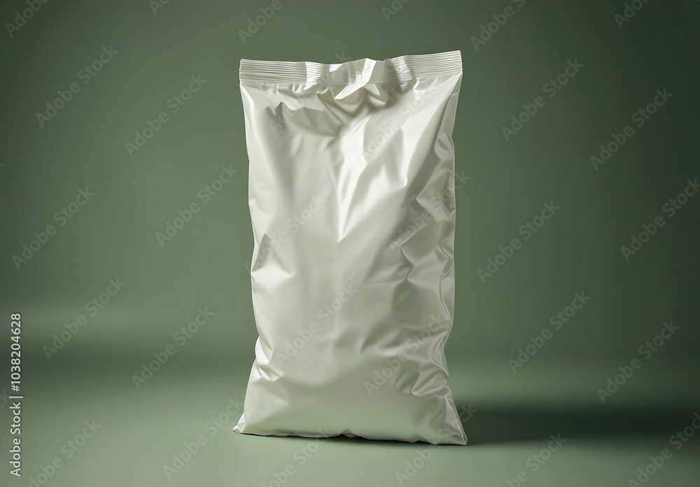 white plastic bag on green background white plastic bag on green background