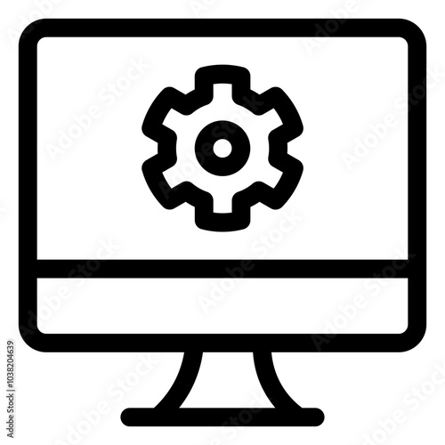 Settings Icon for System Configuration, Customization, and User Preferences Management