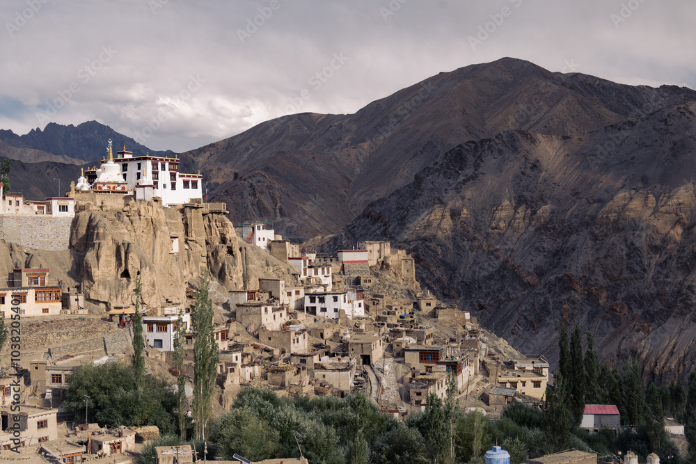 Fototapeta premium Lama Yuru, a monatery located in Ladakh, India. 