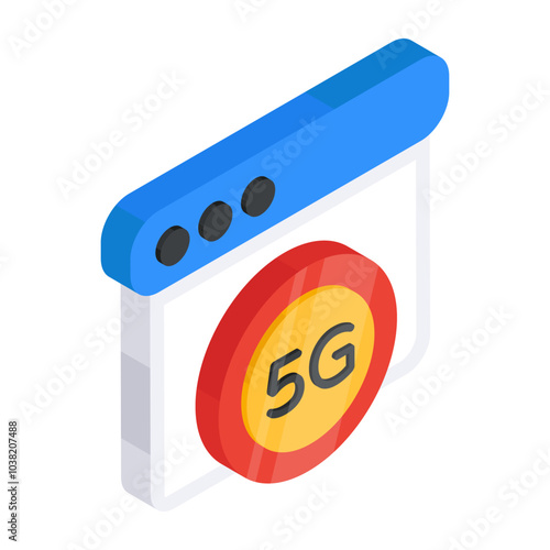 Premium download icon of 5g network 

