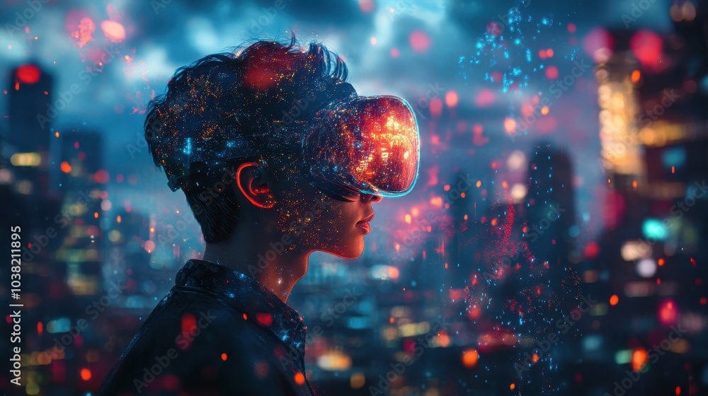World of virtual and augmented reality. Generative AI World of virtual and augmented reality. Generative AI