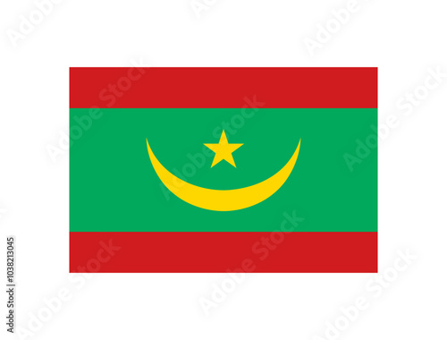 Flag of Mauritania photo