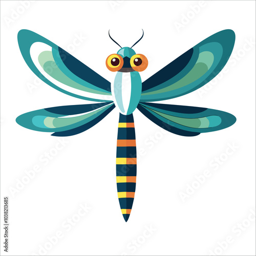 dragonfly animal best stock design