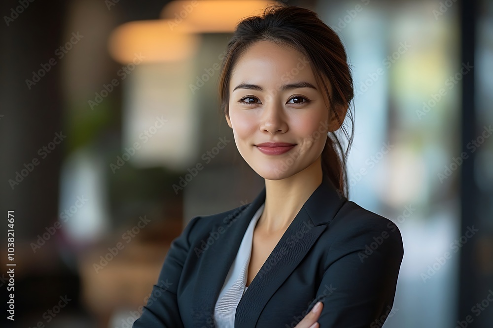 Confident Businesswoman Portrait Focused and Successful in Business Casual Attire Confident Businesswoman Portrait Focused and Successful in Business Casual Attire