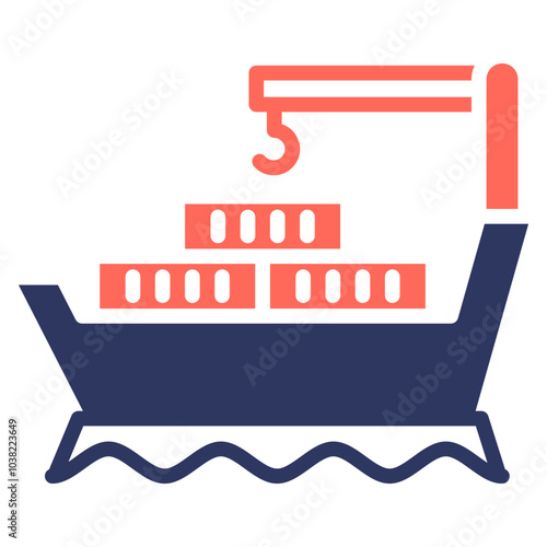 Ship Delivery Icon