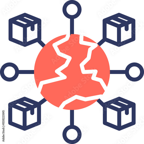 Logistic Network Icon