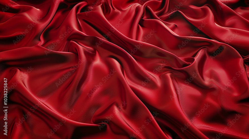 Obraz premium red silk background