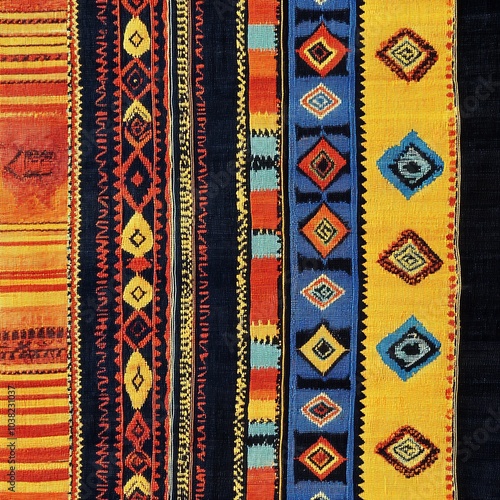 Lenca** Pattern - A fabric pattern used in the traditional textiles photo