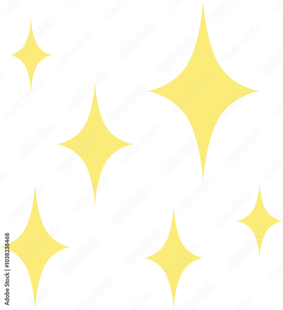 Sparkle Shape Effect Clip Art Vector Illustration Sparkle Shape Effect Clip Art Vector Illustration