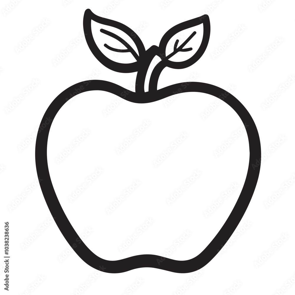 Apples In cartoon, hand-drawn flat style. image for social media, websites and UI. Isolated 2D vector design in logo, icon, sketch style, simple line vector, single color. AI Generative Art. Apples In cartoon, hand-drawn flat style. image for social media, websites and UI. Isolated 2D vector design in logo, icon, sketch style, simple line vector, single color. AI Generative Art.