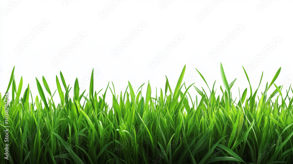 green grass isolated on white green grass isolated on white