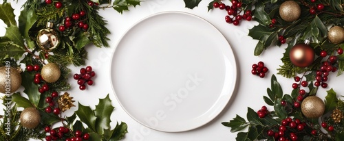 The Elegant Holiday Plate