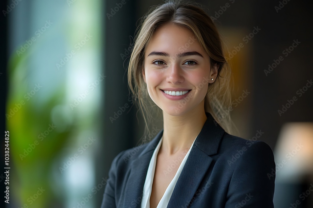 Professional Woman in Suit - Confident Business Leader Portrait Professional Woman in Suit - Confident Business Leader Portrait