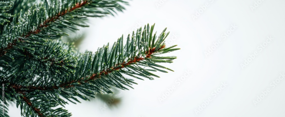 The Fresh Green Pine Branch The Fresh Green Pine Branch