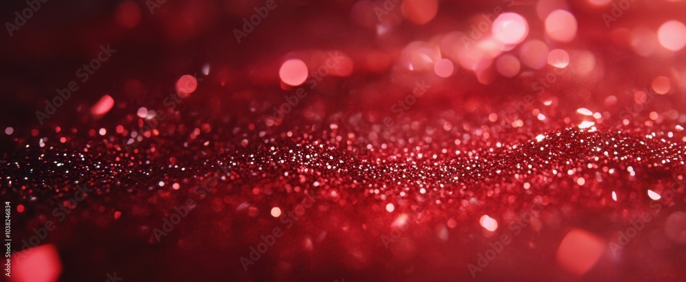 The Glittering Red Background The Glittering Red Background