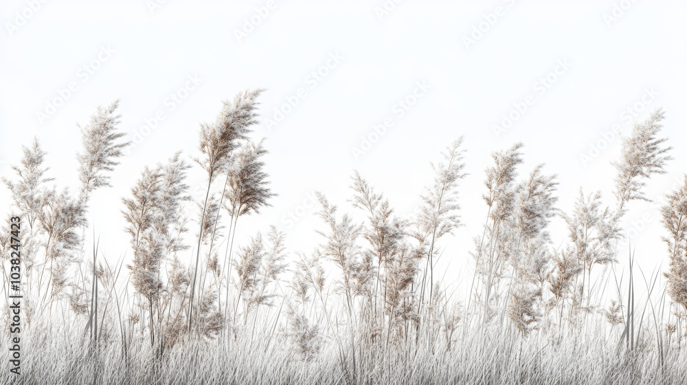 Green grass on white background Green grass on white background