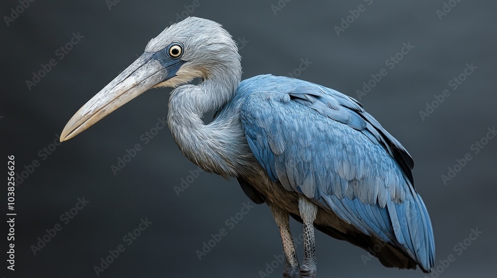 Fototapeta premium Shoebill Stork Close-Up Portrait