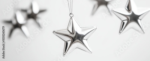 The Shiny Silver Star Ornament photo