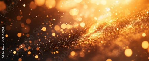 The Golden Sparkle Background