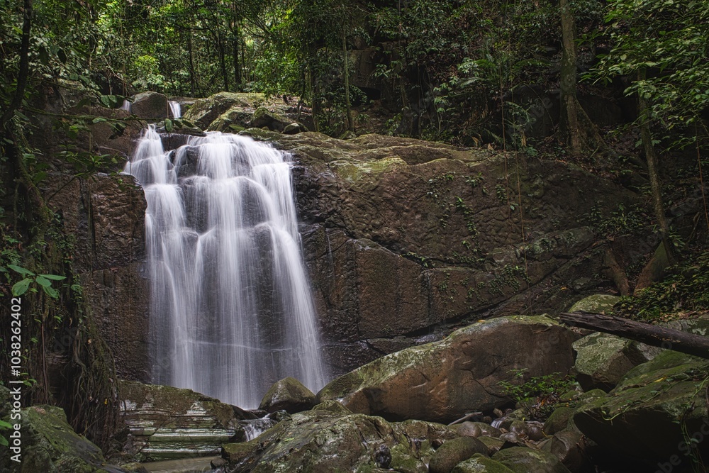 Fototapeta premium Waterfall at Sumatra