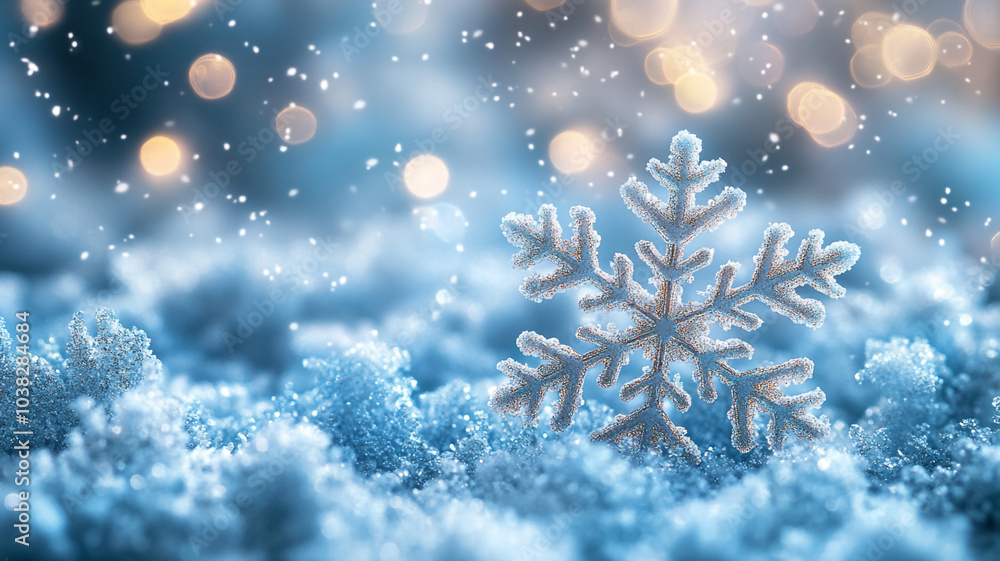 Christmas background with snowflakes Christmas background with snowflakes