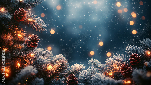 Wallpaper Mural Christmas background in pastel colors. Gift boxes. Christmas decor. Christmas lights on the Christmas tree. Torontodigital.ca