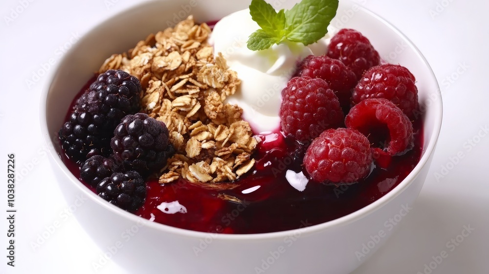 Delightful Fruit and Granola Bowl: A Healthy Breakfast Delight Delightful Fruit and Granola Bowl: A Healthy Breakfast Delight