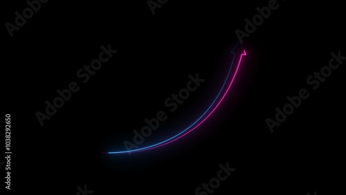 abstract Minimalist Business Start Up Growth Concept Background. Profit and Investment Vector Illustration..