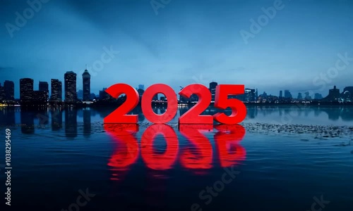 2025 Happy New Year Text Effect