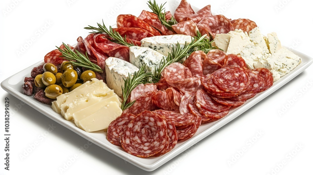 Delectable Meat and Cheese Platter: A Savory Delight Delectable Meat and Cheese Platter: A Savory Delight