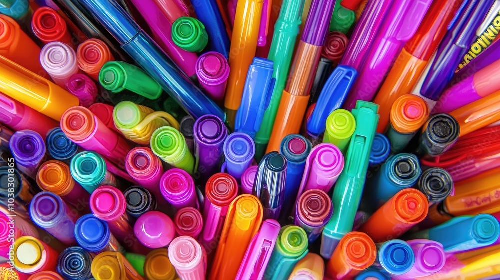 multi-colored pencils close-up. selective focus multi-colored pencils close-up. selective focus