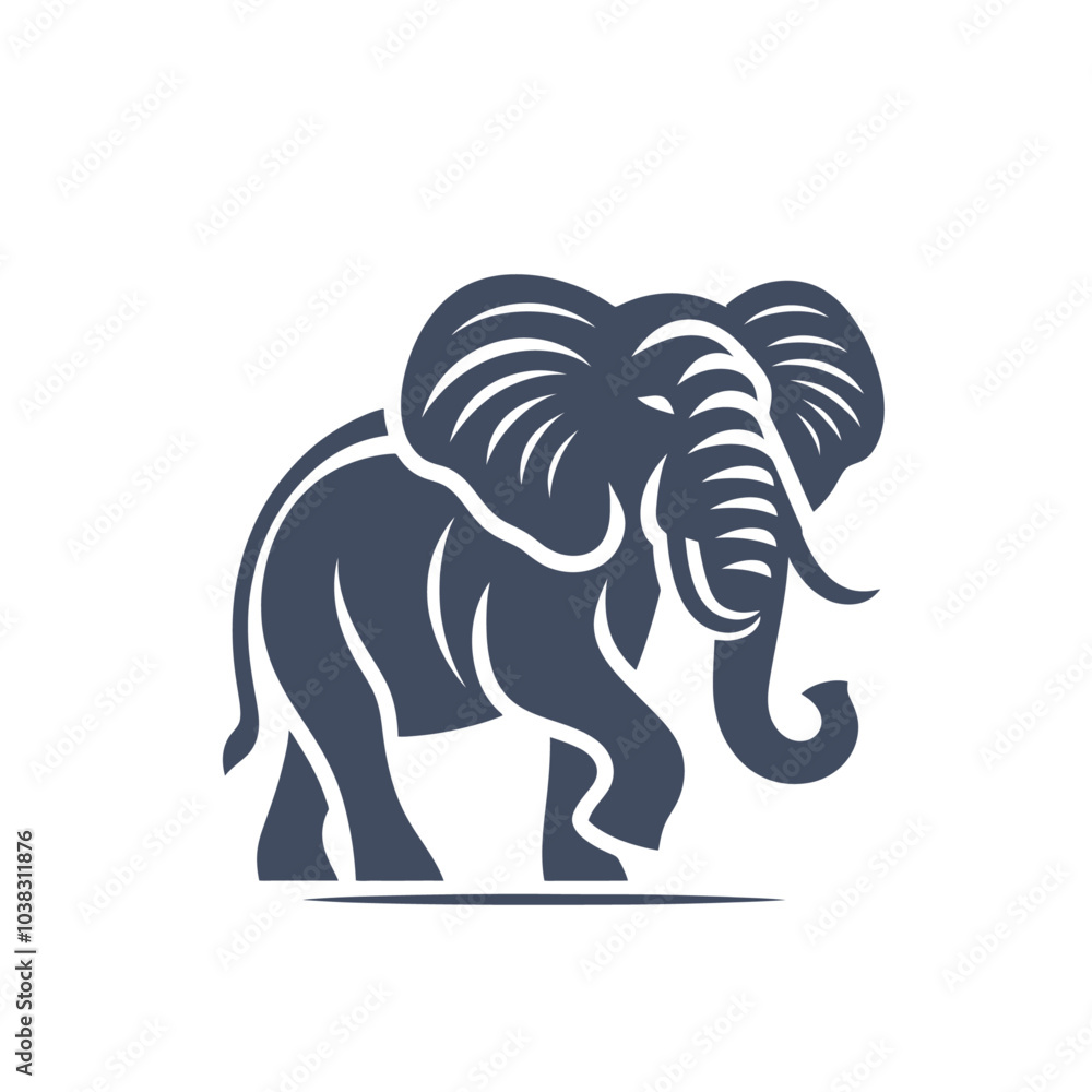 Fototapeta premium elephant animal isolated vector illustration