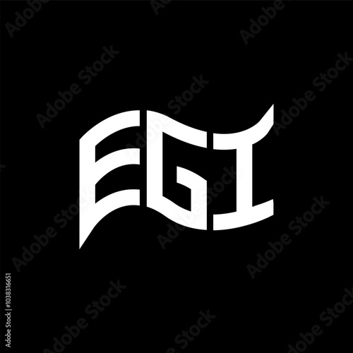 EGI logo design, EGI simple and modern logo. EGI luxurious alphabet design