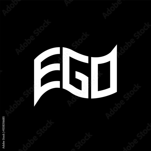 EGO logo design, EGO simple and modern logo. EGO luxurious alphabet design