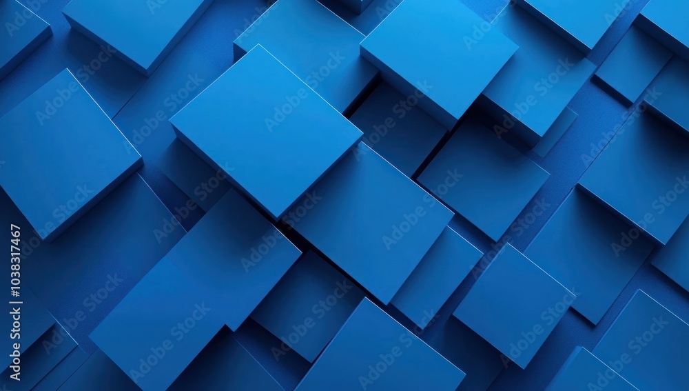 Abstract Blue Geometric Pattern Abstract Blue Geometric Pattern