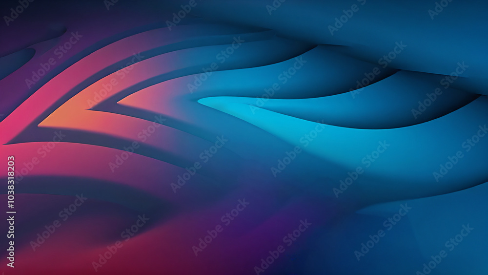 Obraz premium abstract blue background with waves