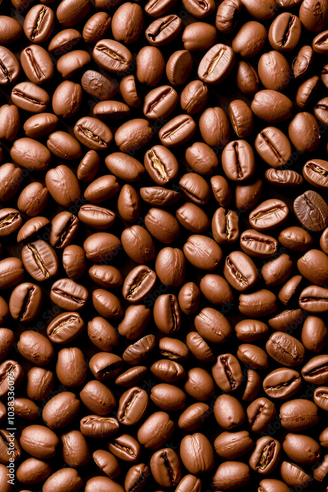 Obraz premium Coffee beans background