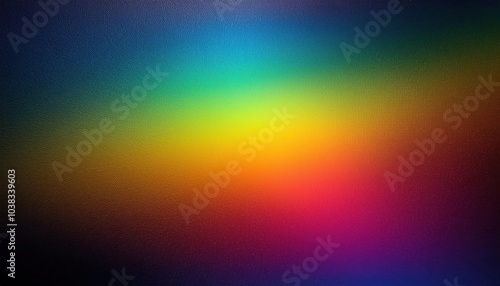 Dark Dynamic Gradient Color Spectrum from Deep Blue to Warm Yellow and Red. Vibrant Abstract Background with Smooth Transitions, Ideal for Modern Digital Designs Poster Presentation or Website Header