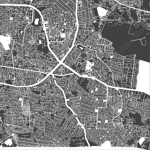 Dutone minimal vector map of LB Nagar, Hyderabad, Telangana, India....