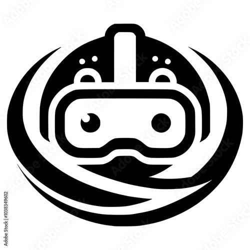 modern VR headset logo