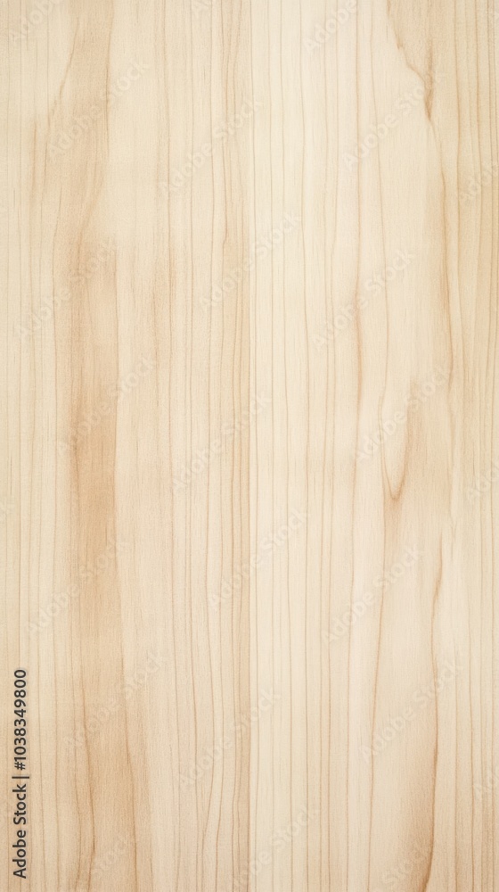 Maple Wood Background with Subtle Grain Patterns