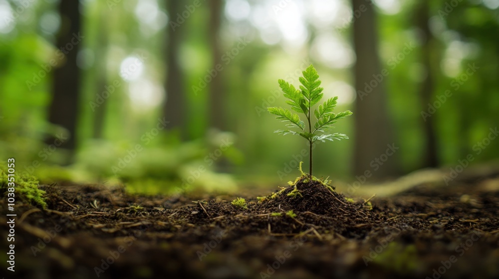 A seed transforms into a dense forest, symbolizing life’s regenerative force and exponential expansion. Nature’s power in one image. A seed transforms into a dense forest, symbolizing life’s regenerative force and exponential expansion. Nature’s power in one image.