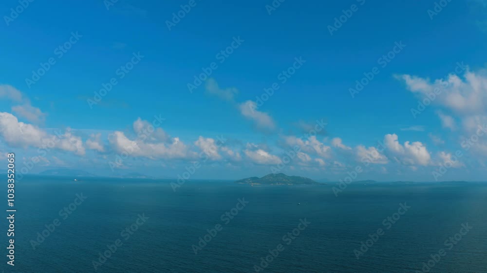 Blue sky with ocean Blue sky with ocean